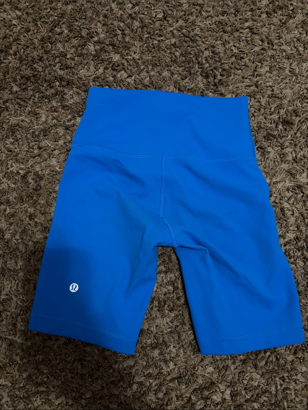 lululemon athletica Electric Blue High-Waist workout Shorts